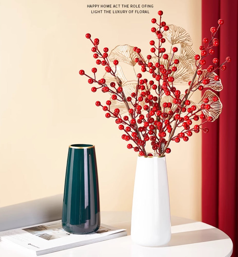 Imitation glass vase