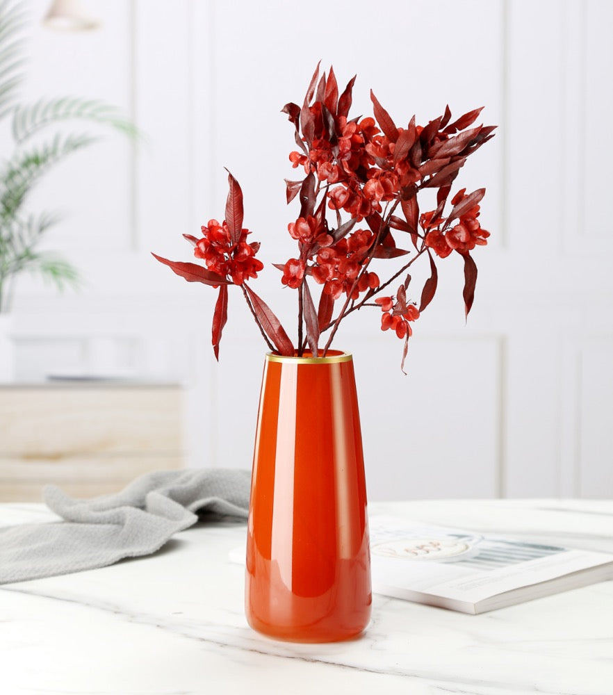 Imitation glass vase