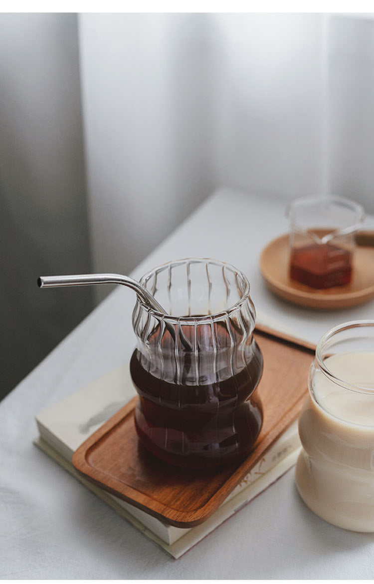 High borosilicate glass cup