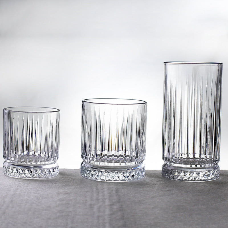 Crystal wine glass