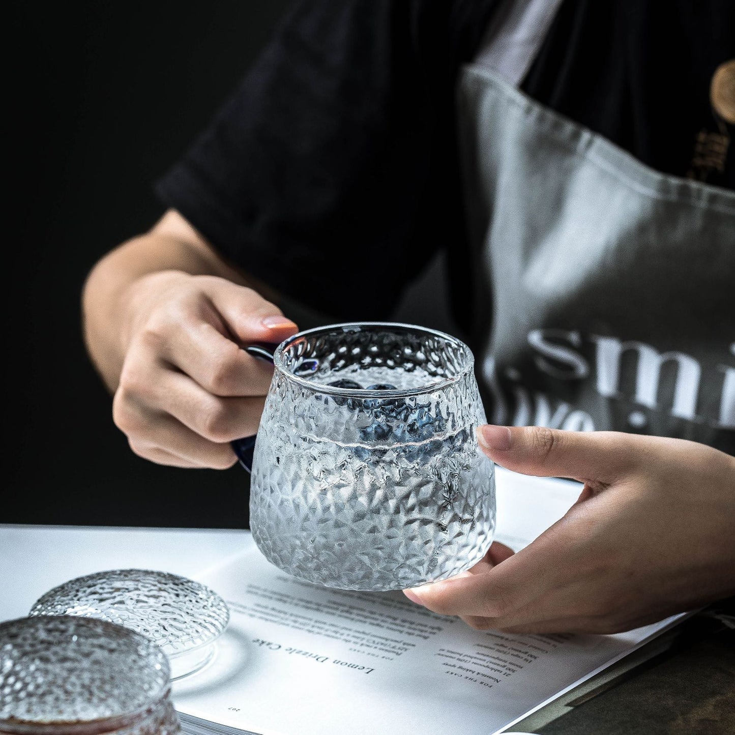 Hammered glass