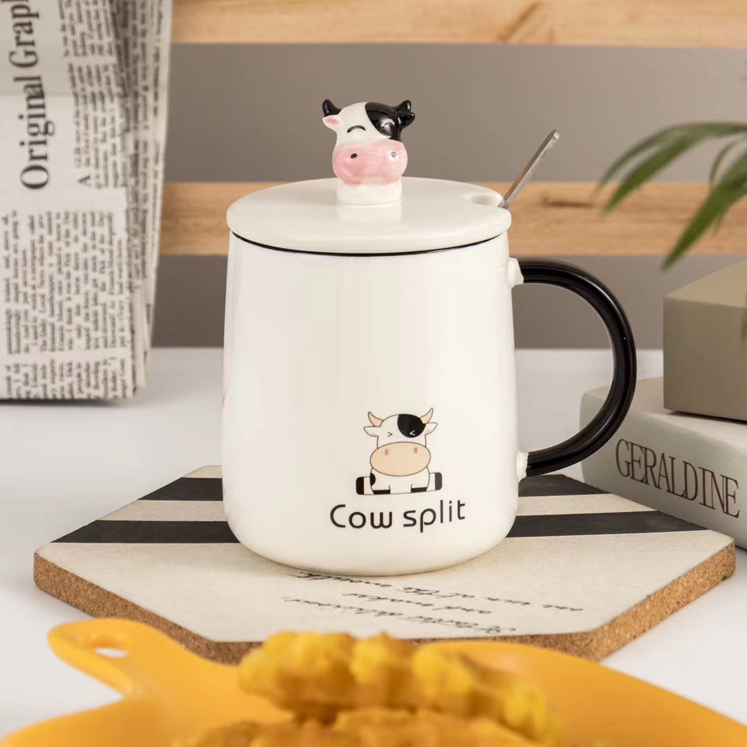 Painted Calf Ceramic Mug