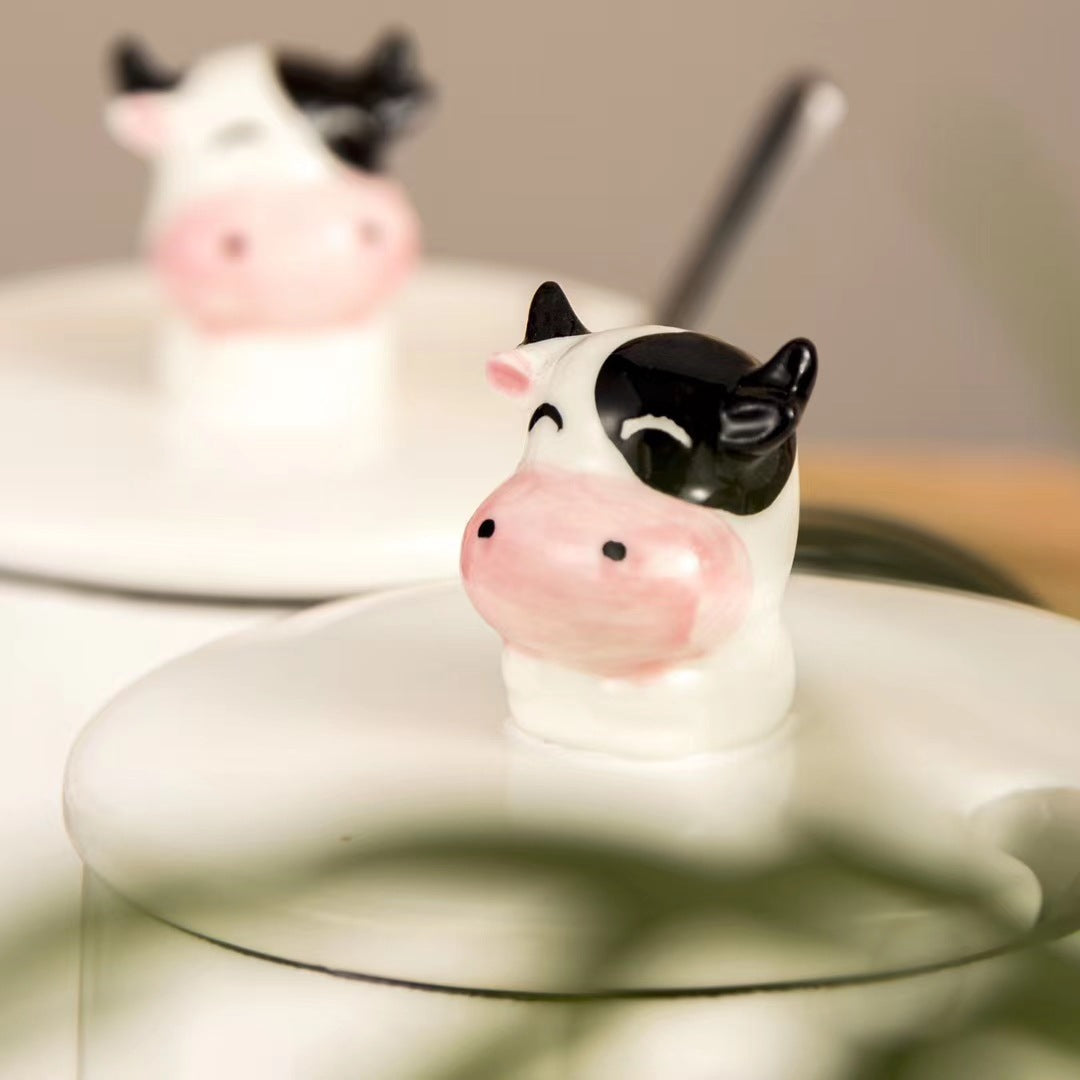 Painted Calf Ceramic Mug