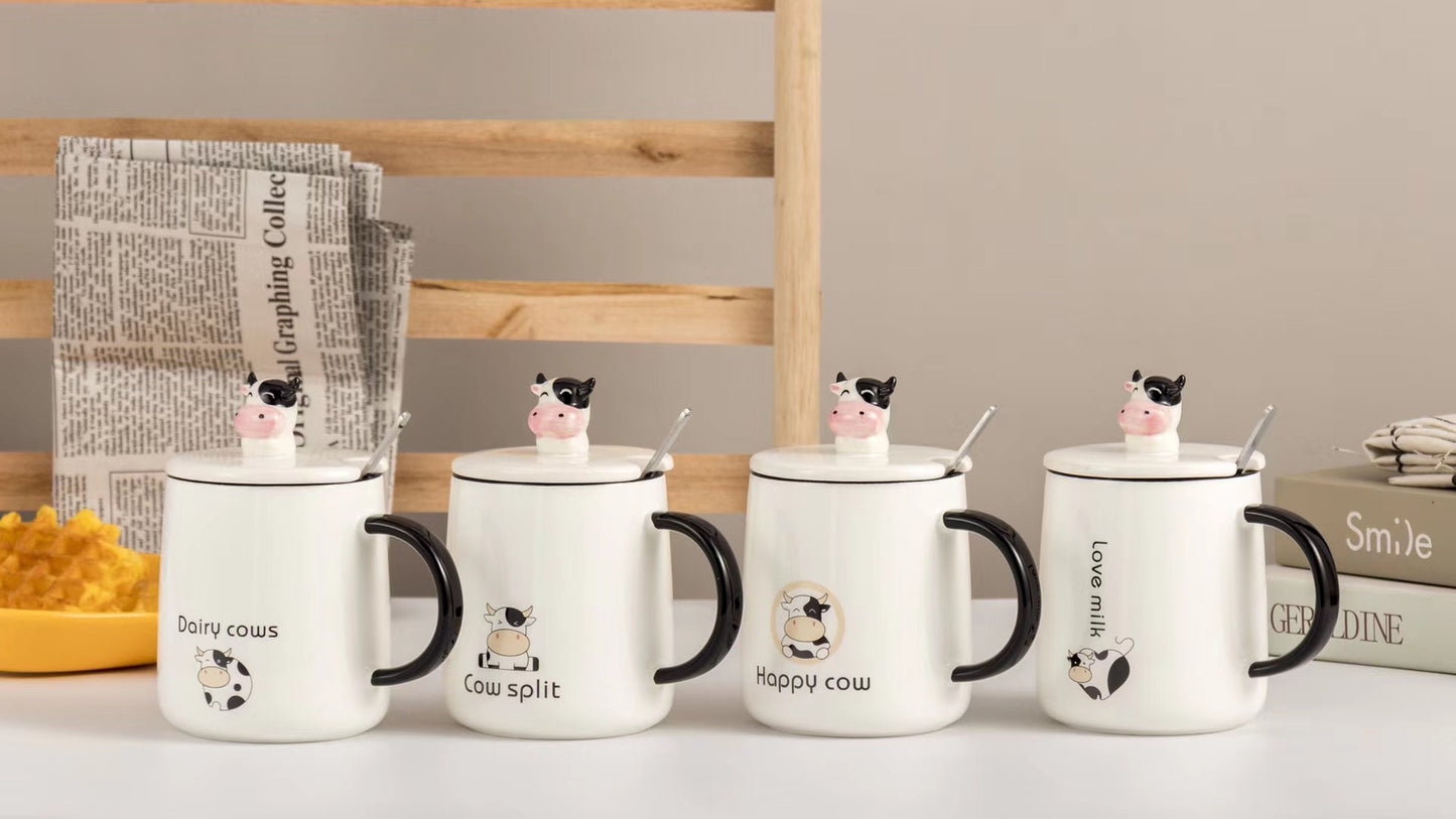 Painted Calf Ceramic Mug