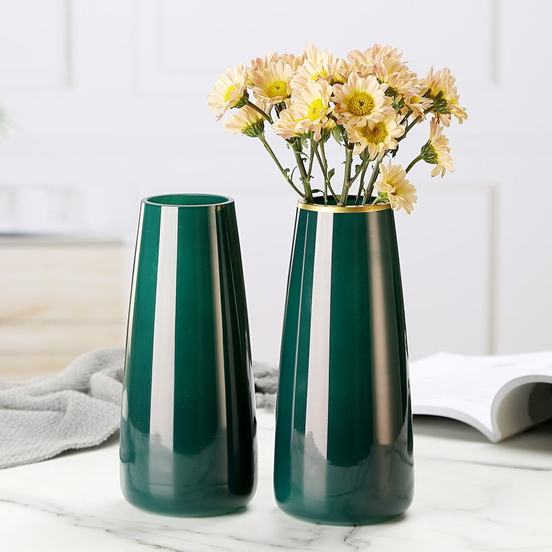 Imitation glass vase