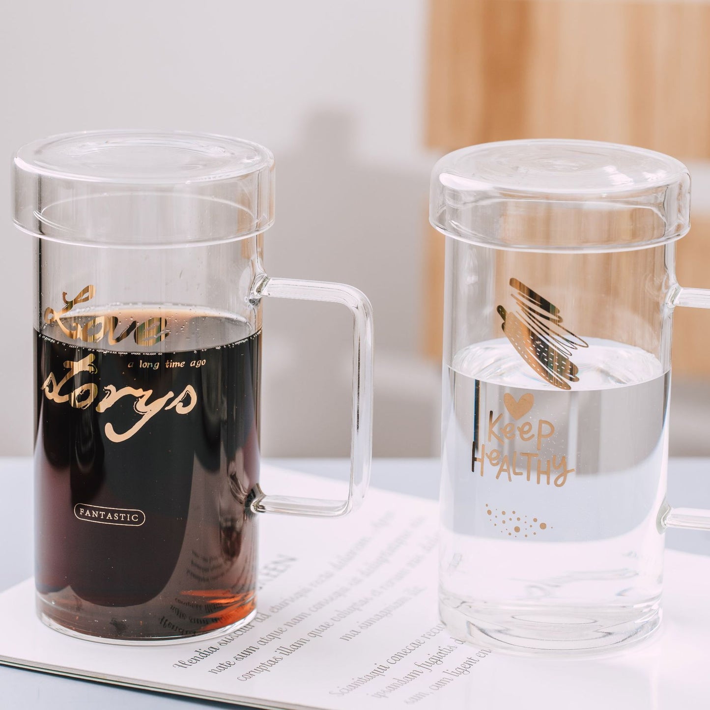 Extra large coffee glass