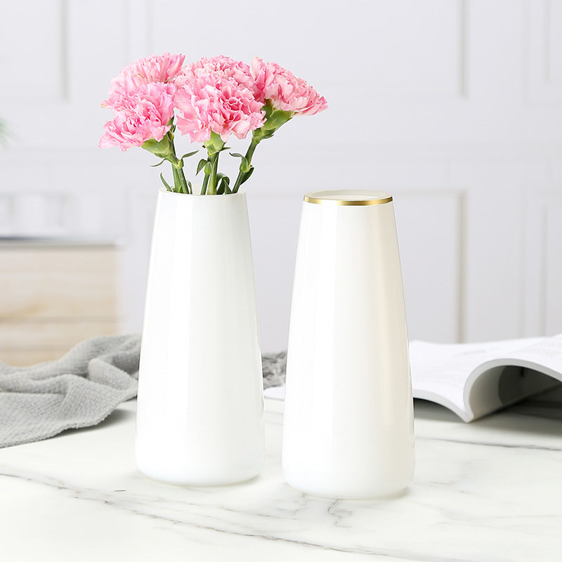 Imitation glass vase