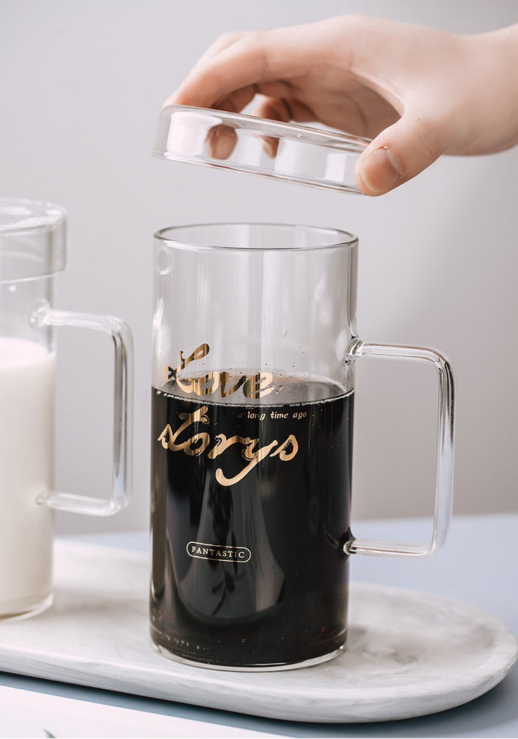 Extra large coffee glass
