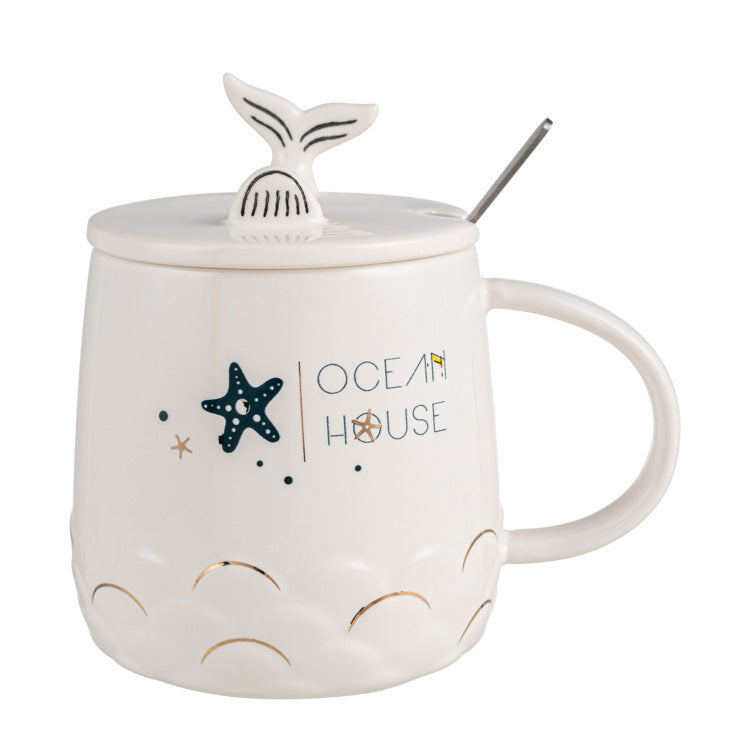 Whale Phone Holder Mug