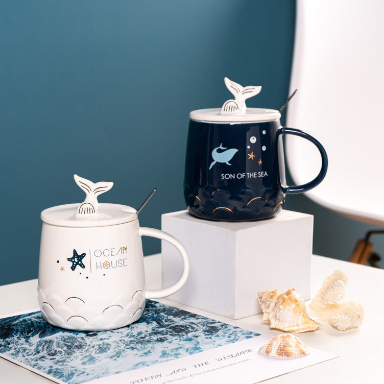 Whale Phone Holder Mug