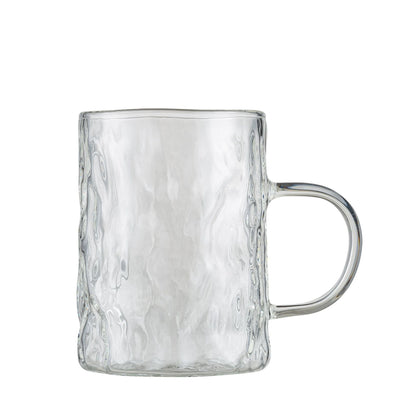 Household floral tea cup with handle