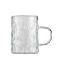 Household floral tea cup with handle