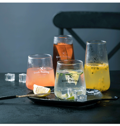 Simple tall glass