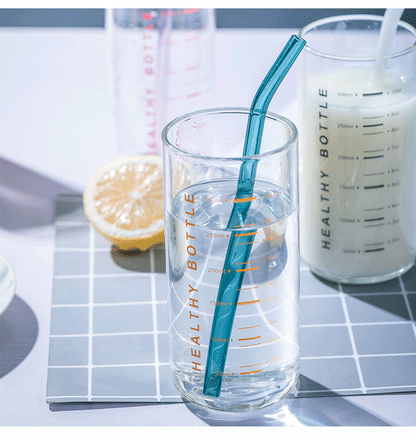 Glass scale cup