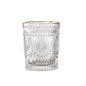 Sunflower Retro Embossed Glass Cup