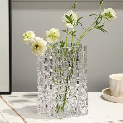 Extremely frozen glacier vase