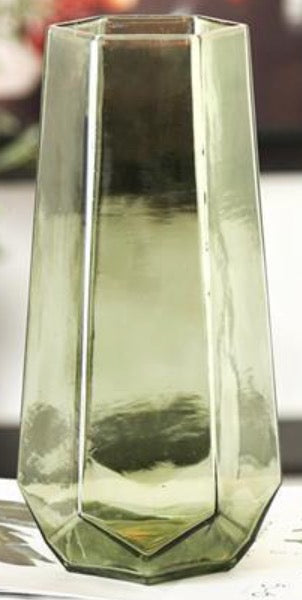 Simple creative hexagonal glass vase