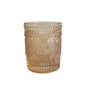 Sunflower Retro Embossed Glass Cup
