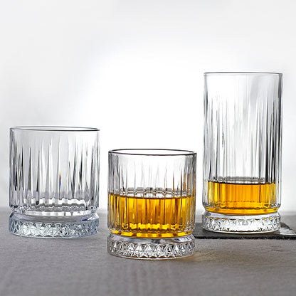 Crystal wine glass