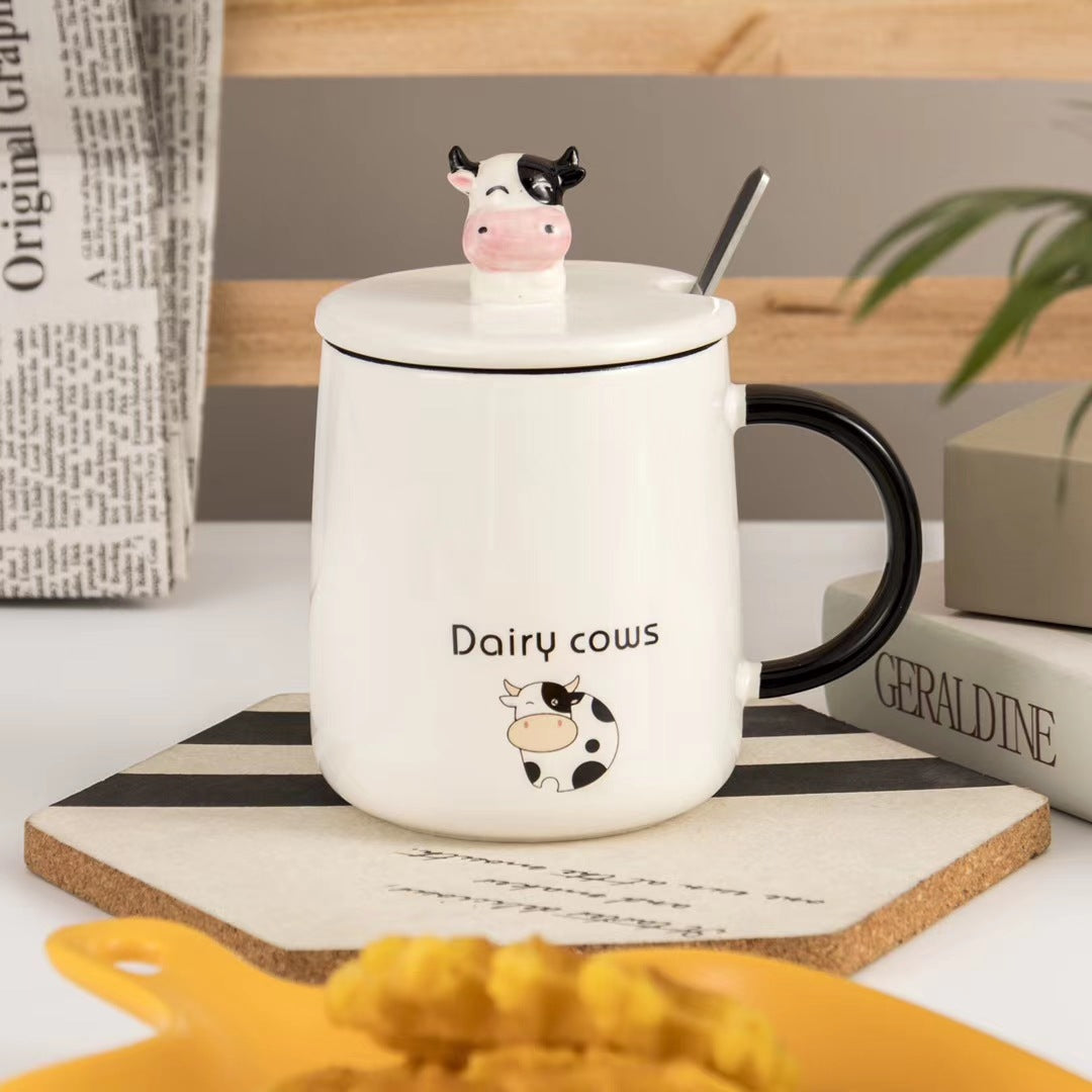 Painted Calf Ceramic Mug