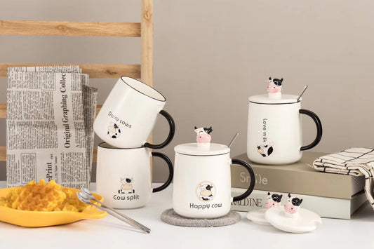 Painted Calf Ceramic Mug