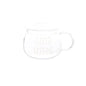 High-grade heat-resistant glass cup with handle