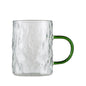 Household floral tea cup with handle