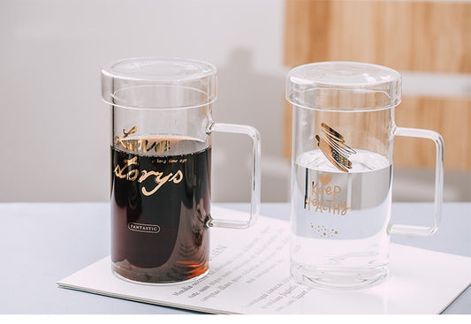 Extra large coffee glass