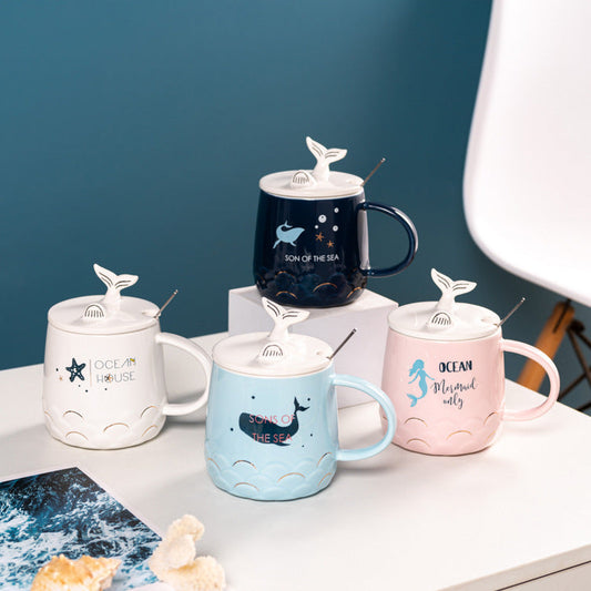 Whale Phone Holder Mug