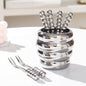 Pearl glaze honey jar fruit fork storage jar
