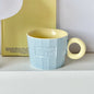 Cream ins contrast color mug