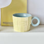 Cream ins contrast color mug