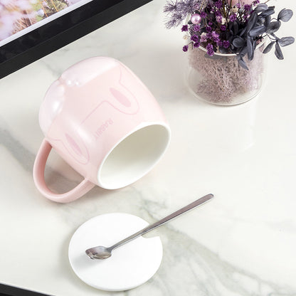 Shy little animal cute ceramic cup