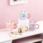 Fresh cartoon cat mug