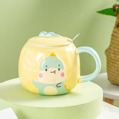 Cartoon little dinosaur mug