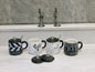 Fashionable electroplating bear ceramic cup