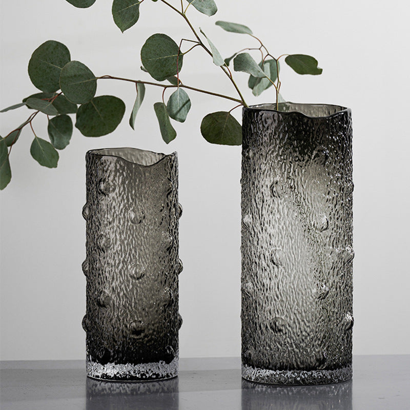 Misty high-end glass vase