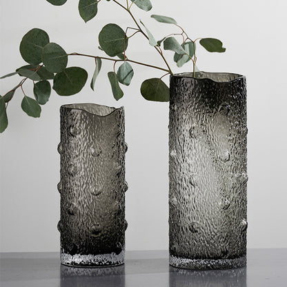 Misty high-end glass vase