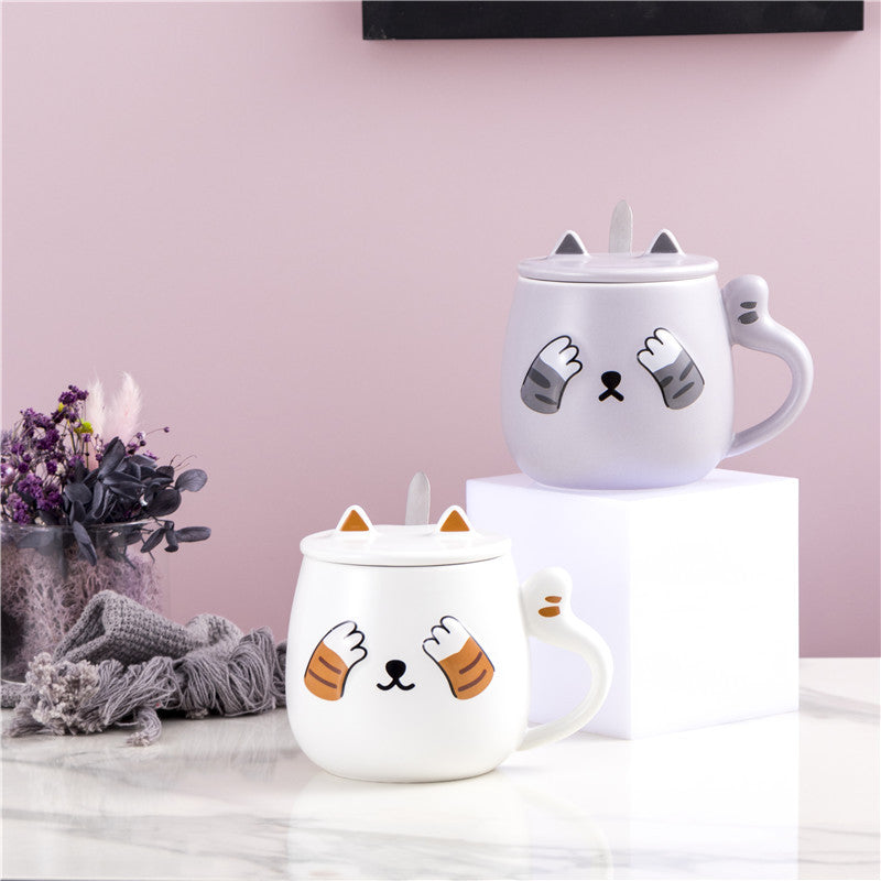 Creative cute three-dimensional cat mug