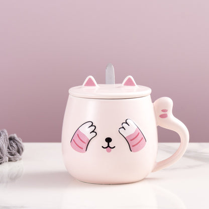 Creative cute three-dimensional cat mug