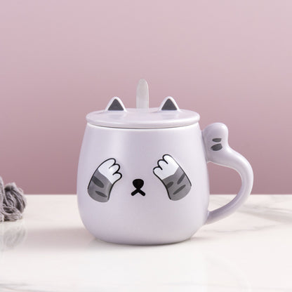 Creative cute three-dimensional cat mug