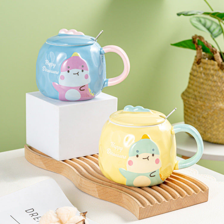 Cartoon little dinosaur mug