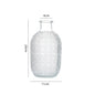 New embossed rhombus pattern vase 30pcs/ctn 4 colors