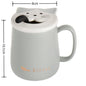 Cartoon cat ceramic mug