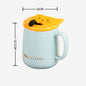 Cartoon cat ceramic mug