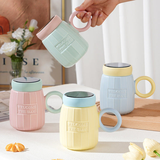 Morandi contrasting mirror cup