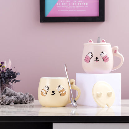 Creative cute three-dimensional cat mug