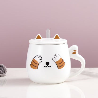 Creative cute three-dimensional cat mug