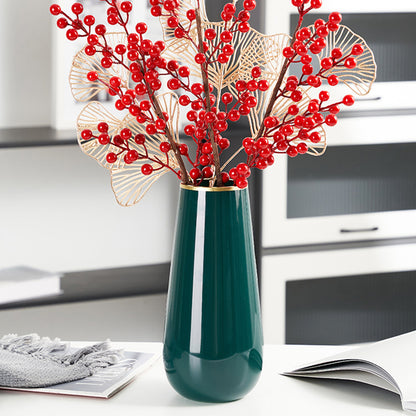 Morandi waist drum vase