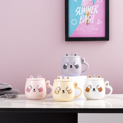 Creative cute three-dimensional cat mug